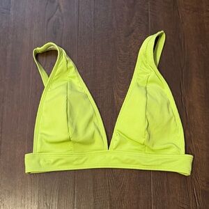 SHEIN Lime Green Bikini Top